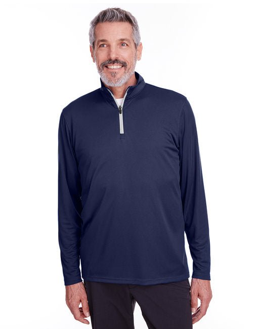 Puma Golf Men's Icon Quarter-Zip – Lightweight, Moisture-Wicking Performance Puma Small Peacoat