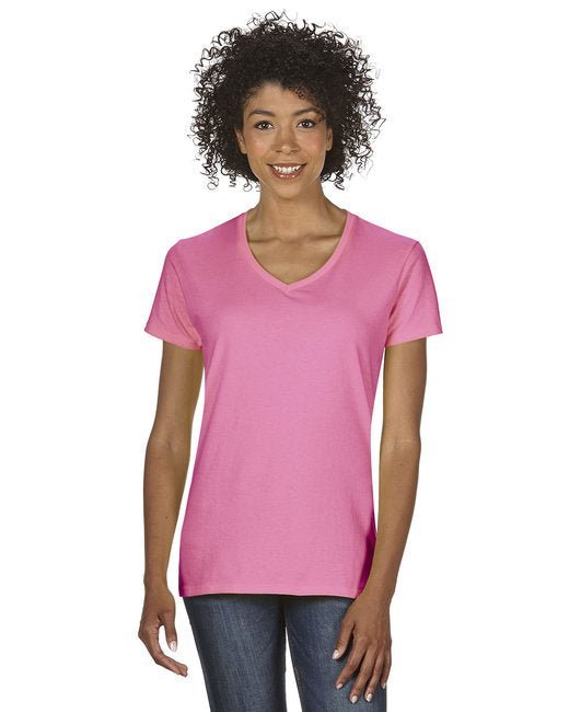 Custom Ladies' V-Neck T-Shirt – Comfortable, Stylish & Sustainable V-Neck Gildan
