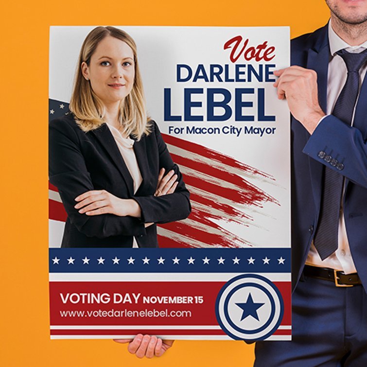 Custom Event Posters - Personalize Online & Enjoy Rapid Delivery Poster Show Off Your Threads