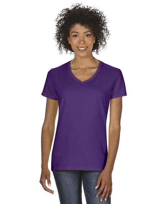Custom Ladies' V-Neck T-Shirt – Comfortable, Stylish & Sustainable V-Neck Gildan