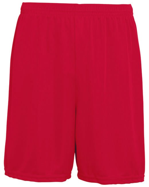 Custom Adult Athletic Shorts – 7-Inch Inseam & Wicking Knit Fabric Shorts Augusta Sportswear Small Red