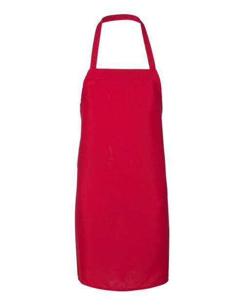 Custom Bib Apron - Q-Tees | Lightweight and Versatile Q-Tees One Size Red