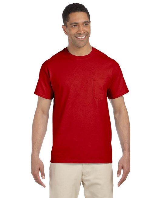 Custom Ultra Cotton® Pocket T-Shirt – Durable & Eco-Friendly Design Pocket T-Shirt Gildan