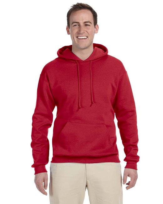 Jerzees Adult NuBlend® Fleece Pullover Hoodie – Soft, Durable, and Pill-Resistant Jerzees Small Red
