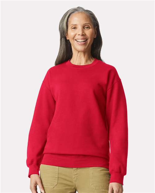 Softstyle® Midweight Crewneck Sweatshirt - Gildan | Comfortable, Durable, and Eco-Friendly Gildan Small Red