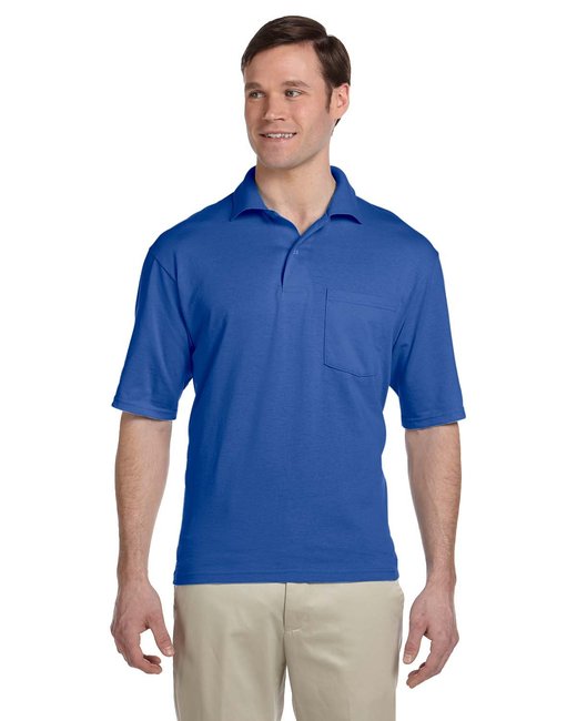 Jerzees Adult SpotShield™ Stain-Resistant Pocket Jersey Polo Jerzees