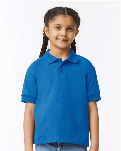 DryBlend® Youth Jersey Polo - Gildan | Moisture-Wicking, Durable, and Eco-Friendly Gildan