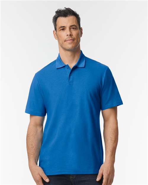 Softstyle® Adult Pique Polo - Gildan | Modern, Comfortable, and Embroidery-Ready Gildan