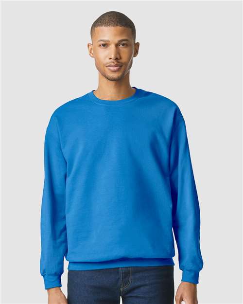 Softstyle® Midweight Crewneck Sweatshirt - Gildan | Comfortable, Durable, and Eco-Friendly Gildan Small Royal Blue
