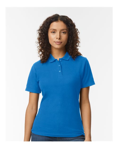 Softstyle® Women’s Pique Polo - Gildan | Comfortable, Semi-Fitted, and Embroidery-Ready Gildan