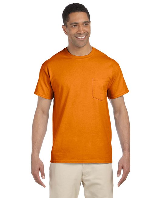 Custom Ultra Cotton® Pocket T-Shirt – Durable & Eco-Friendly Design Pocket T-Shirt Gildan