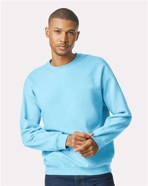 Softstyle® Midweight Crewneck Sweatshirt - Gildan | Comfortable, Durable, and Eco-Friendly Gildan Small Sky