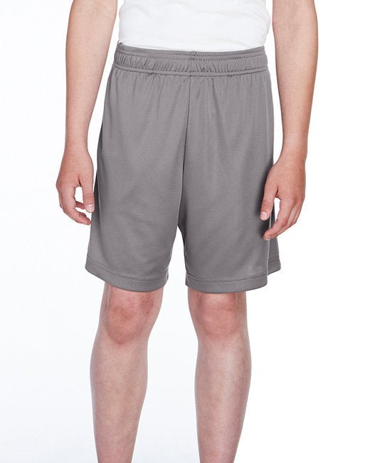 Custom Youth Performance Shorts – 7-Inch Inseam & Moisture-Wicking Shorts Team 365 Small Sport Graphite