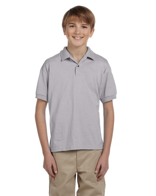 Gildan Youth Jersey Polo with Moisture-Wicking DryBlend® Fabric Gildan