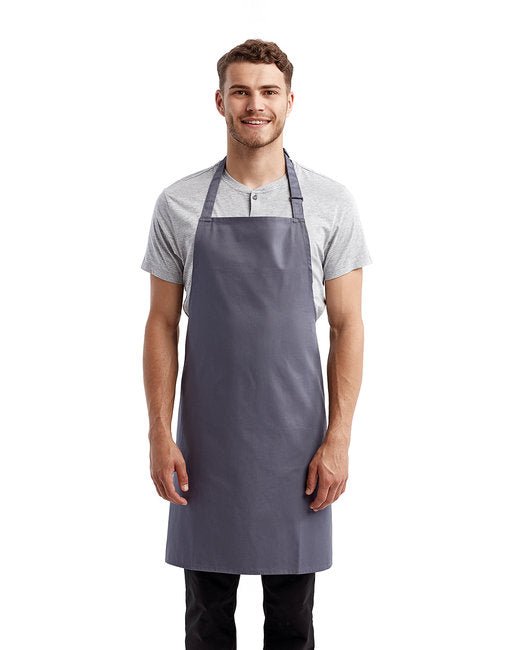 Custom Recycled Bib Apron – Eco-Friendly & Adjustable Neckband SOYT Printing Company Steel