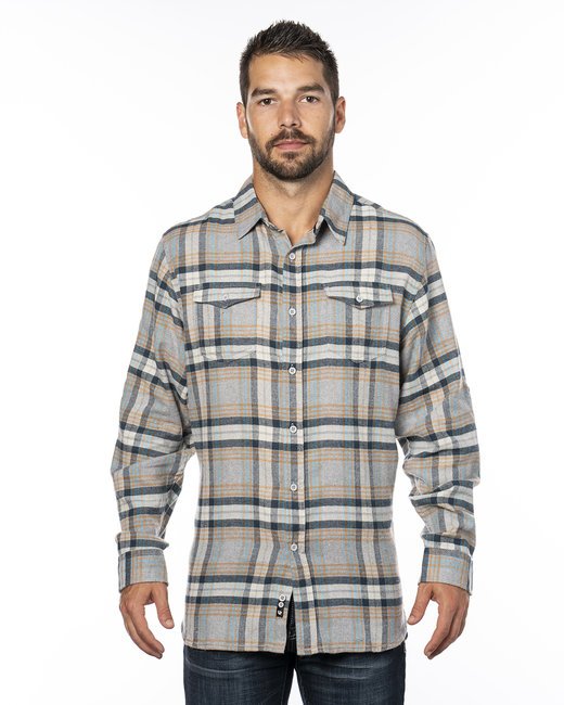 Custom Plaid Flannel Shirt – Modern Fit, Durable & Comfortable SOYT Printing Company Small Stone