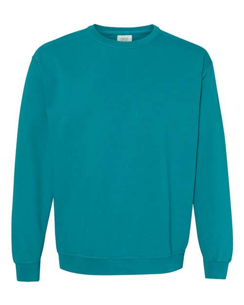 Garment-Dyed Sweatshirt - Comfort Colors | Relaxed, Durable, and Eco-Friendly Comfort Colors Small Topaz Blue