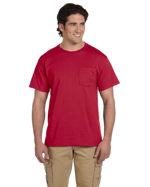 Custom DRI-POWER® Pocket T-Shirt – Moisture-Wicking & Durable Pocket T-Shirt Jerzees