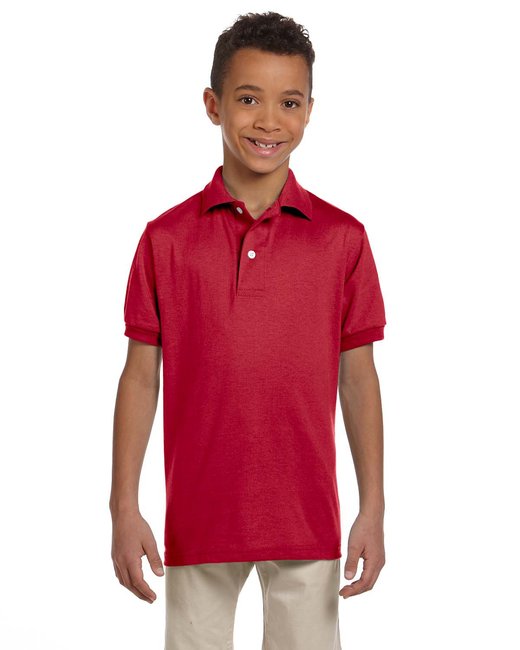Jerzees Youth SpotShield™ Stain-Resistant Jersey Polo Jerzees