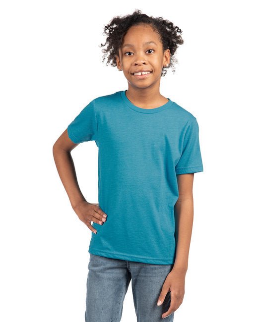 Custom Youth CVC Crew T-Shirt – Comfortable, Durable & Sustainable SOYT Printing Company X-Small Turquoise