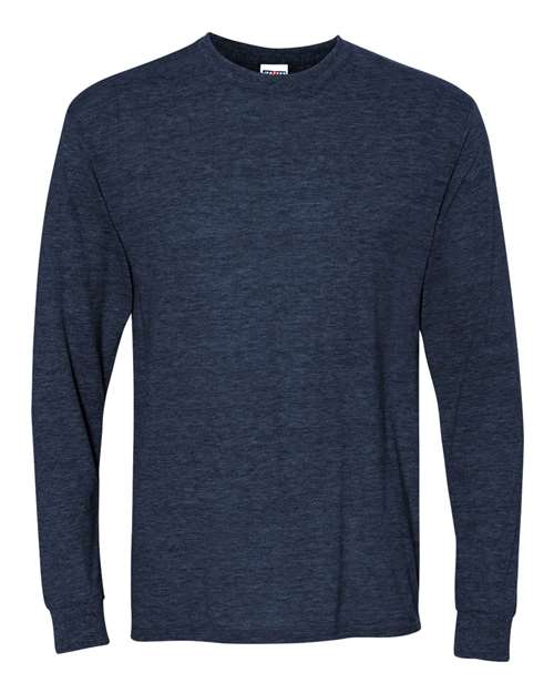 Dri-Power® Long Sleeve 50/50 T-Shirt - JERZEES | Performance and Comfort Combined Jerzees