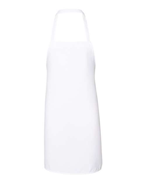 Custom Bib Apron - Q-Tees | Lightweight and Versatile Q-Tees One Size White