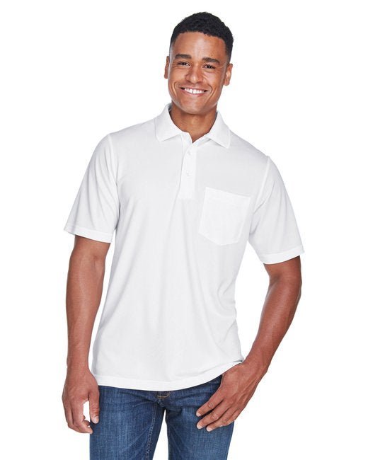 CORE365 Men’s Origin Performance Piqué Polo with Pocket Core365