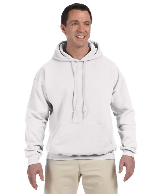 Gildan Adult DryBlend® Hooded Sweatshirt – Comfortable, Durable, and Performance-Driven Gildan Small White