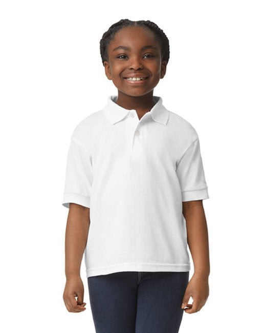 Gildan Youth Jersey Polo with Moisture-Wicking DryBlend® Fabric Gildan