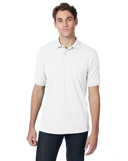 Hanes Adult EcoSmart® Jersey Knit Polo Hanes