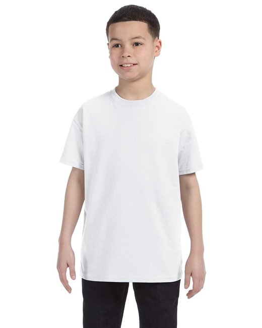 Custom Youth DRI-POWER® T-Shirt – Moisture-Wicking & Durable Jerzees X-Small White