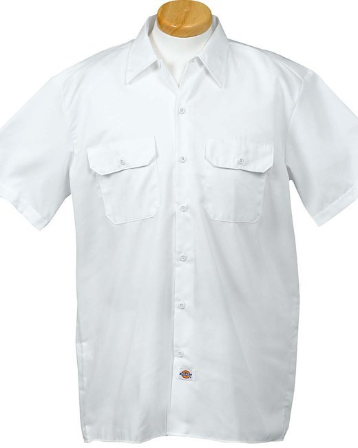 Custom Short-Sleeve Work Shirt – Durable, Stain-Resistant & Comfortable SOYT Printing Company Small White