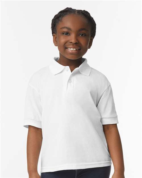 DryBlend® Youth Jersey Polo - Gildan | Moisture-Wicking, Durable, and Eco-Friendly Gildan