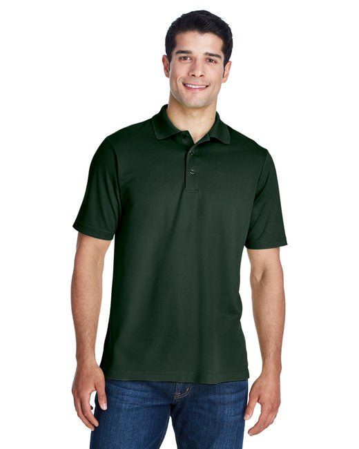 Customizable Unisex Performance Piqué Polo – Moisture-Wicking and UV Protection Polo Core 365 Small Forest Green