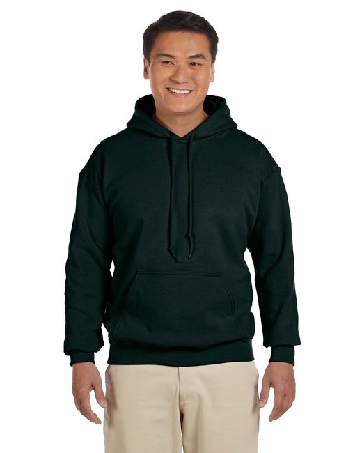 Custom Heavy Blend Hooded Sweatshirt – Durable & Sustainable Hoodie Gildan Small Forest Green