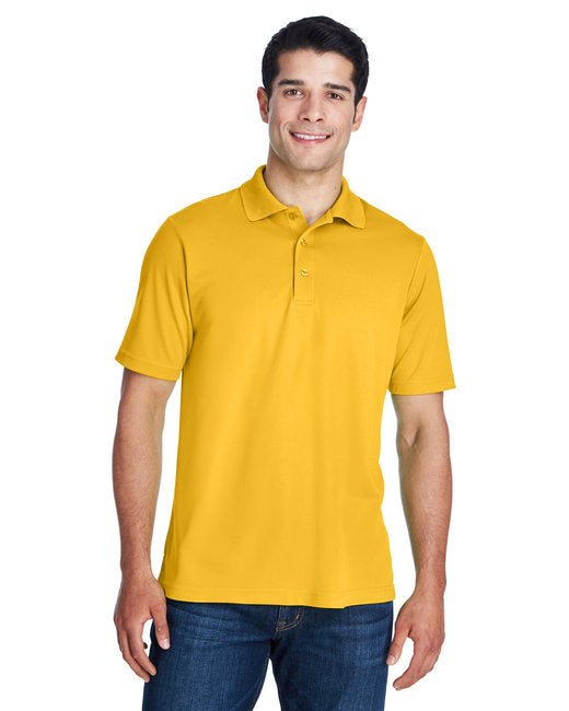 Customizable Unisex Performance Piqué Polo – Moisture-Wicking and UV Protection Polo Core 365 Small Gold