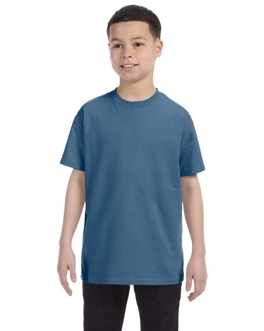Gildan Youth Heavy Cotton™ T-Shirt – Reliable, Comfortable, Eco-Conscious SOYT Printing Company X-Small Indigo Blue