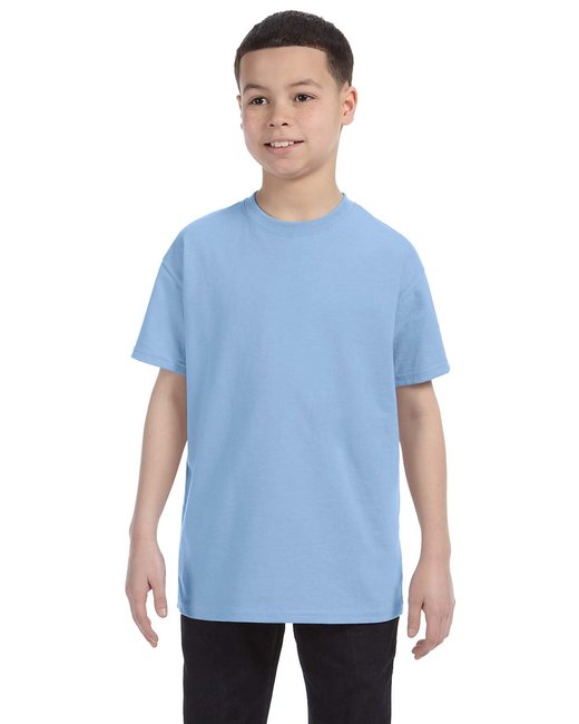 Gildan Youth Heavy Cotton™ T-Shirt – Reliable, Comfortable, Eco-Conscious SOYT Printing Company X-Small Light Blue