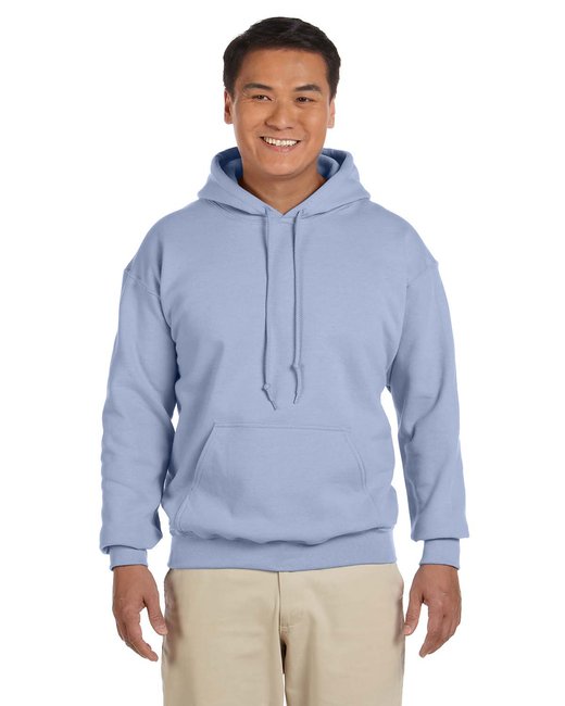 Custom Heavy Blend Hooded Sweatshirt – Durable & Sustainable Hoodie Gildan Small Light Blue