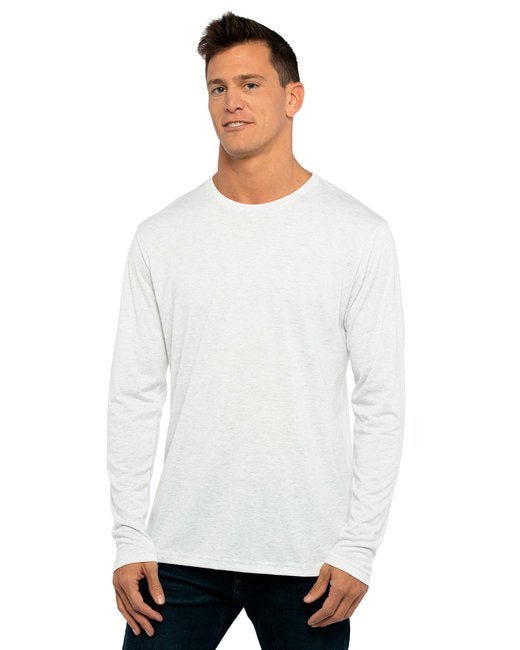 Custom Next Level Triblend Long-Sleeve Crew – Soft & Sustainable with Online Design Long Sleeve Next Level