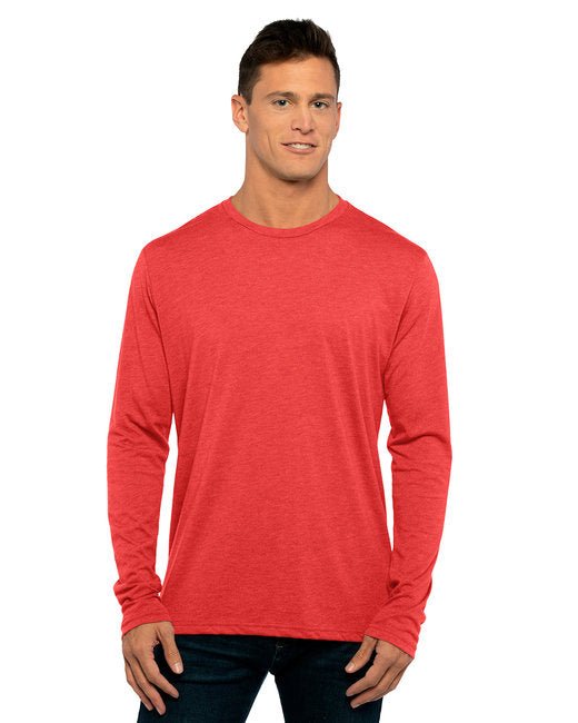 Custom Next Level Triblend Long-Sleeve Crew – Soft & Sustainable with Online Design Long Sleeve Next Level