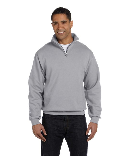 Custom Quarter-Zip Cadet Collar Sweatshirt – Smooth & Sustainable Sweater Gildan Small Oxford