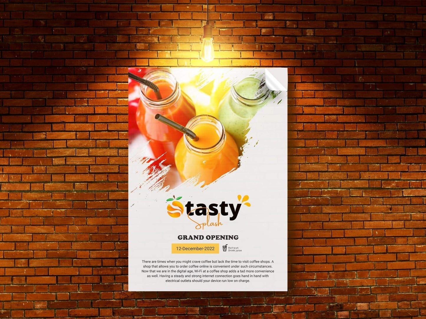 Custom Event Posters - Personalize Online & Enjoy Rapid Delivery Poster Show Off Your Threads