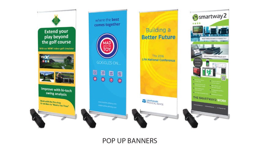 Premium Retractable Conference Banner - Fast Shipping & Affordable Pricing Roll Up Banner Show Off Your Threads