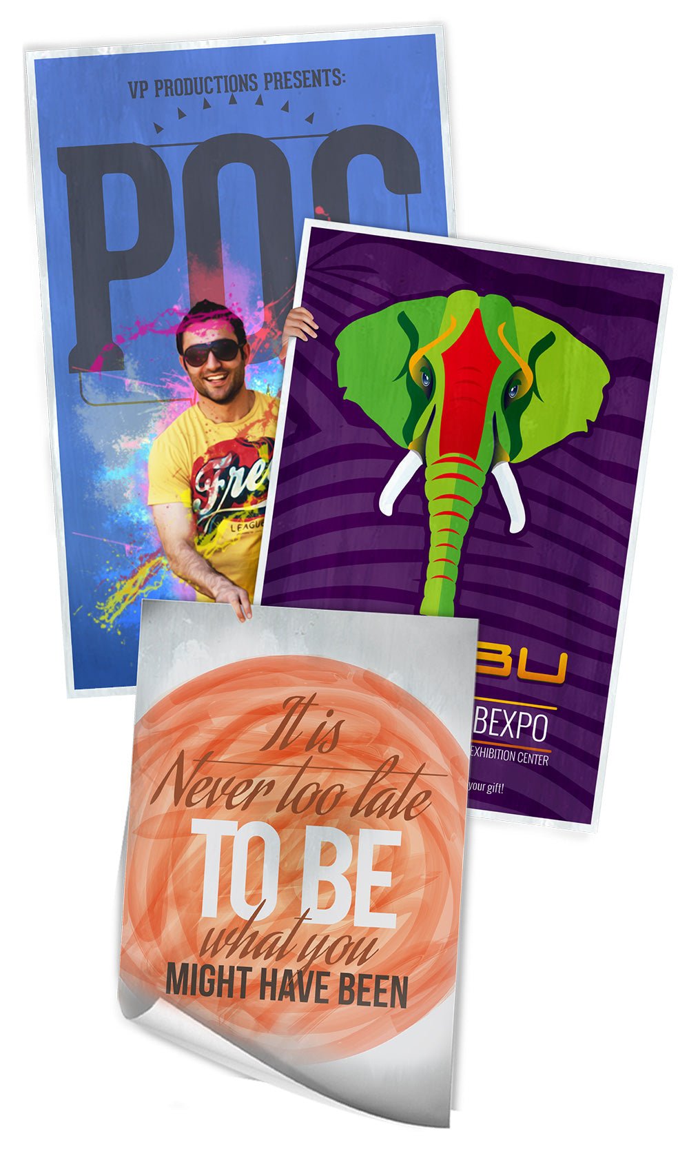 Custom Event Posters - Personalize Online & Enjoy Rapid Delivery Poster Show Off Your Threads