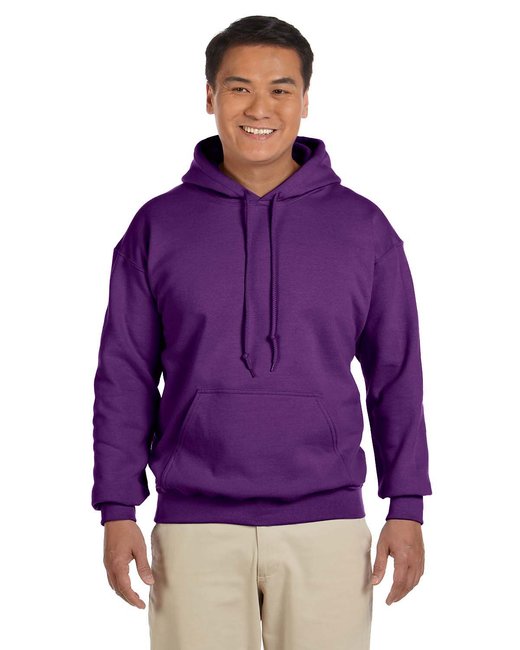 Custom Heavy Blend Hooded Sweatshirt – Durable & Sustainable Hoodie Gildan Small Purple