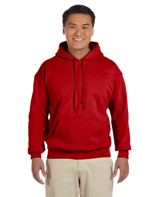 Custom Heavy Blend Hooded Sweatshirt – Durable & Sustainable Hoodie Gildan Small Red