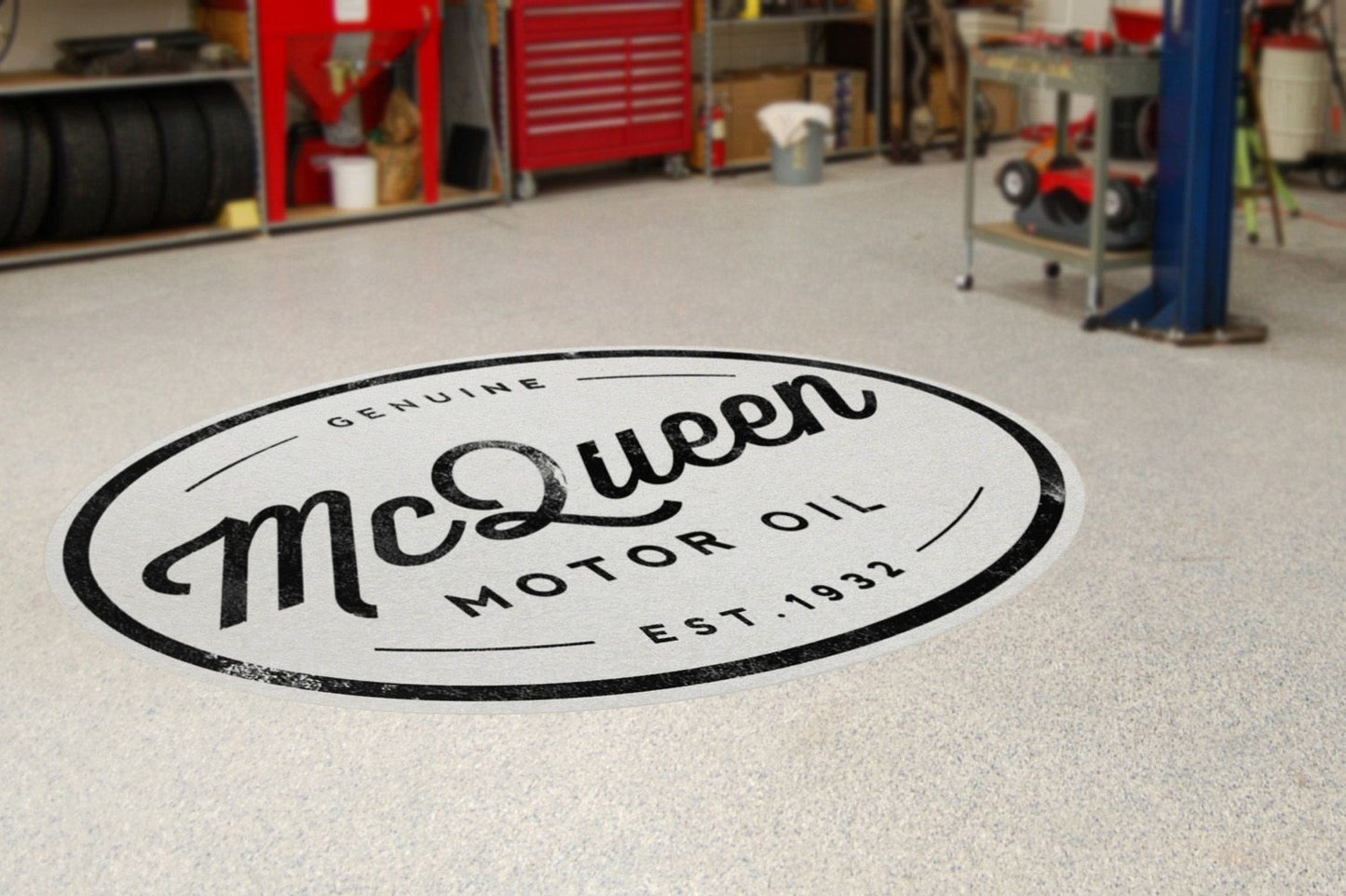 Custom Floor Decal Logo Printing – Durable & Easy Application for Business Show Off Your Threads