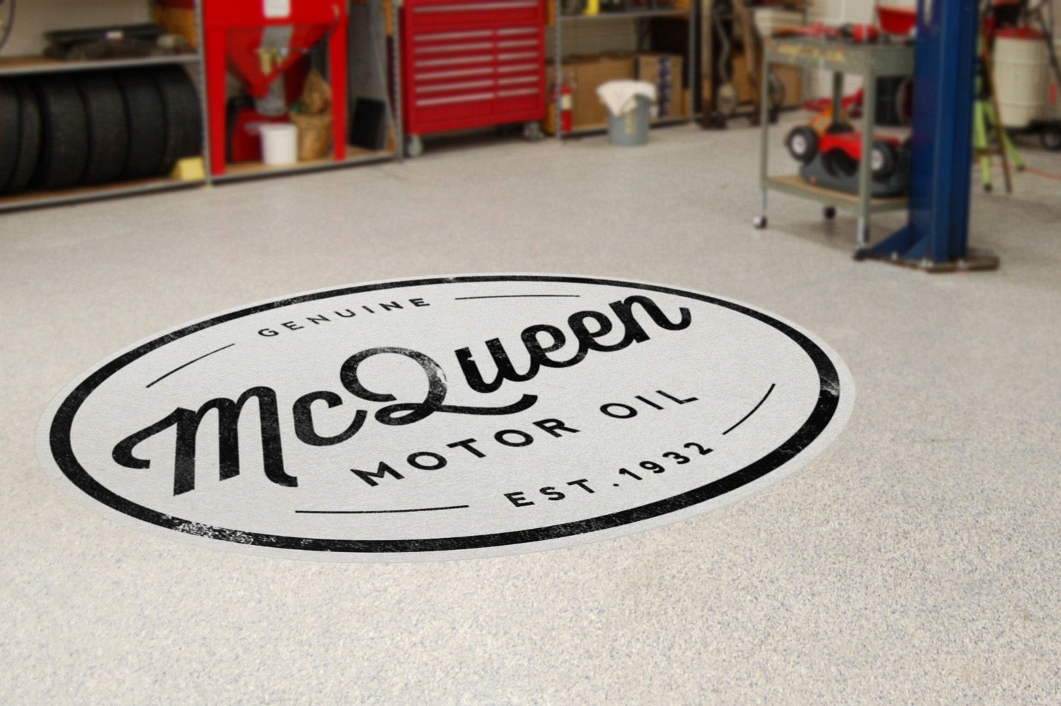 Custom Floor Decal Logo Printing – Durable & Easy Application for Business Show Off Your Threads