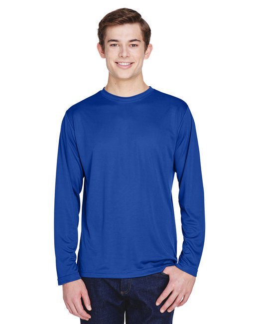Custom Men’s Performance Long-Sleeve T-Shirt – Moisture-Wicking & UV Protection Long Sleeve Team 365